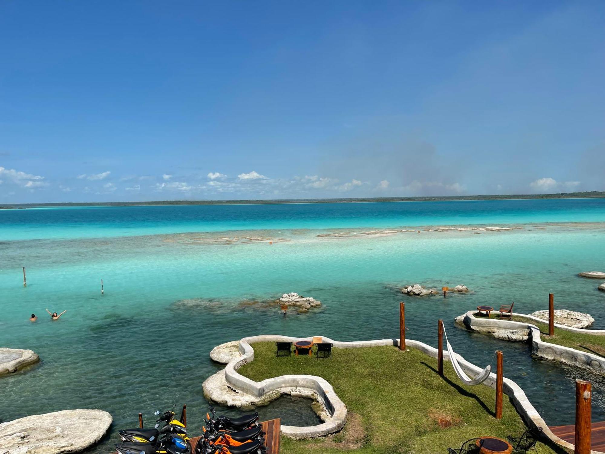Blue Caribe Bacalar Front Lagoon Zewnętrze zdjęcie