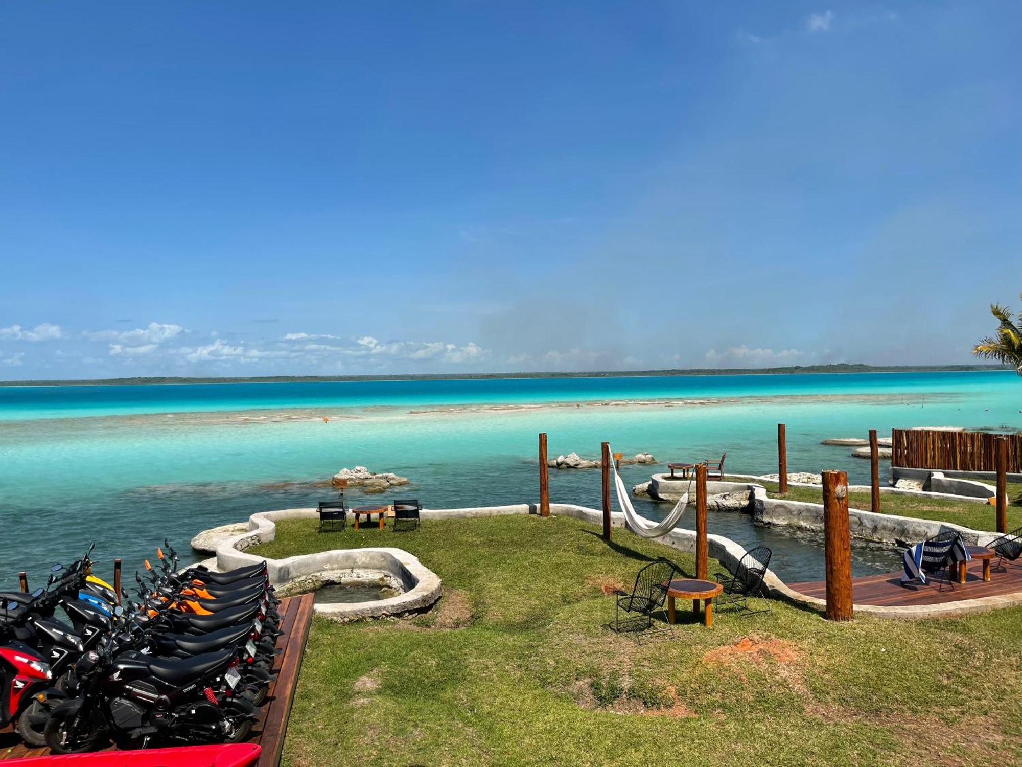 Blue Caribe Bacalar Front Lagoon Zewnętrze zdjęcie