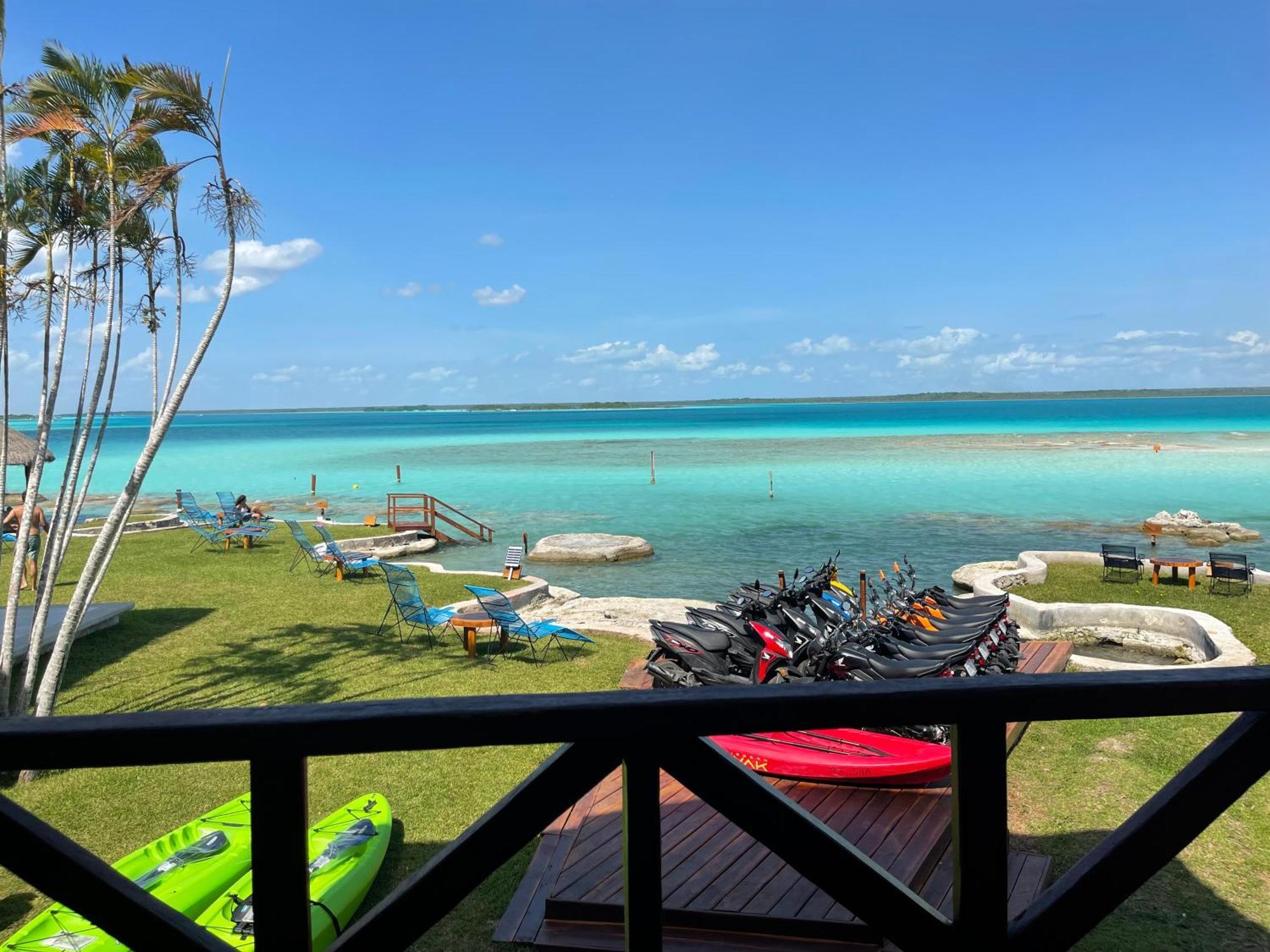 Blue Caribe Bacalar Front Lagoon Zewnętrze zdjęcie