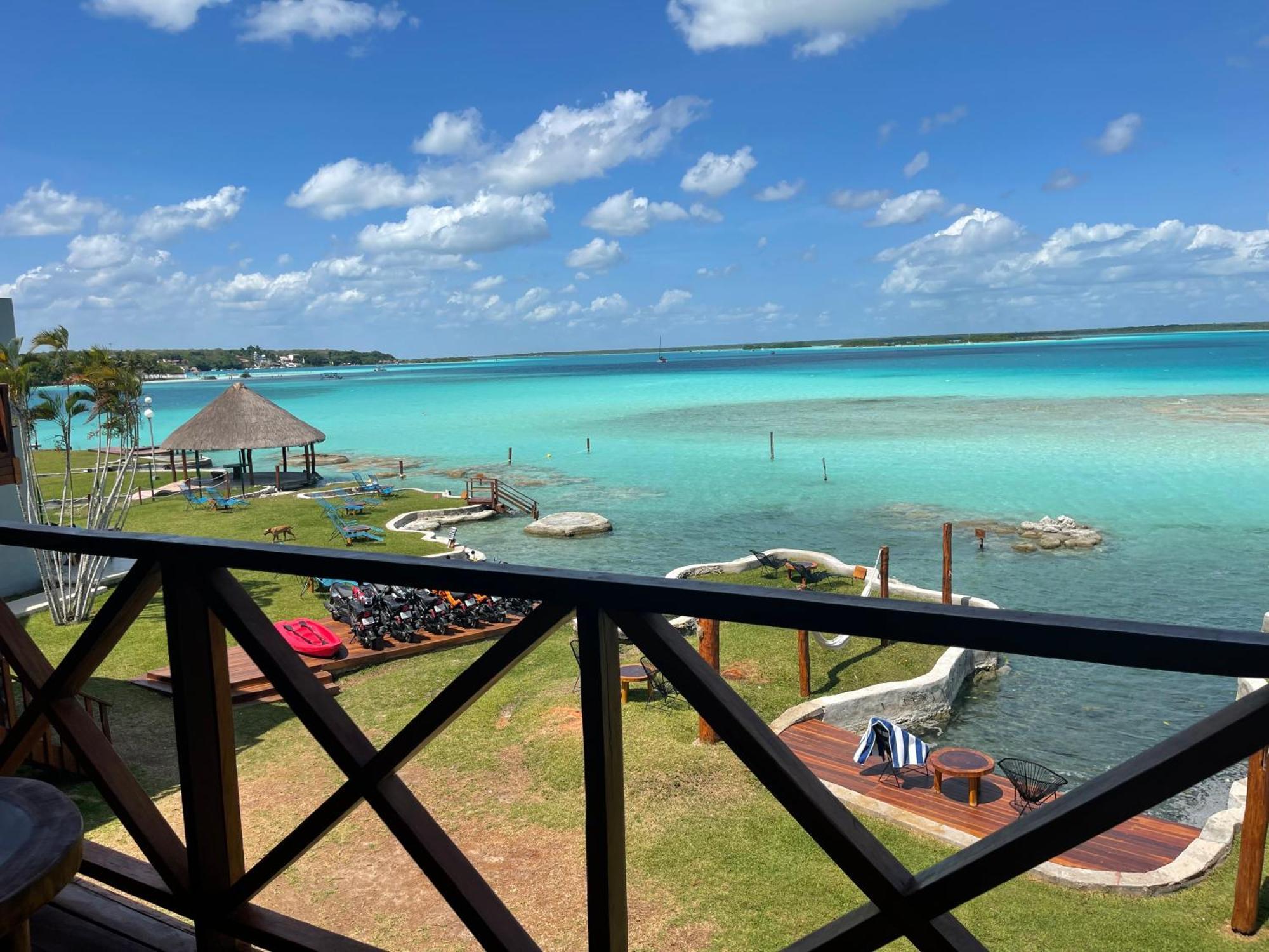 Blue Caribe Bacalar Front Lagoon Zewnętrze zdjęcie