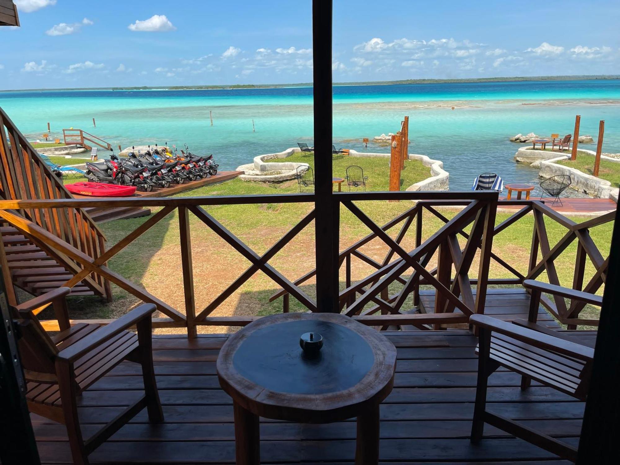 Blue Caribe Bacalar Front Lagoon Zewnętrze zdjęcie