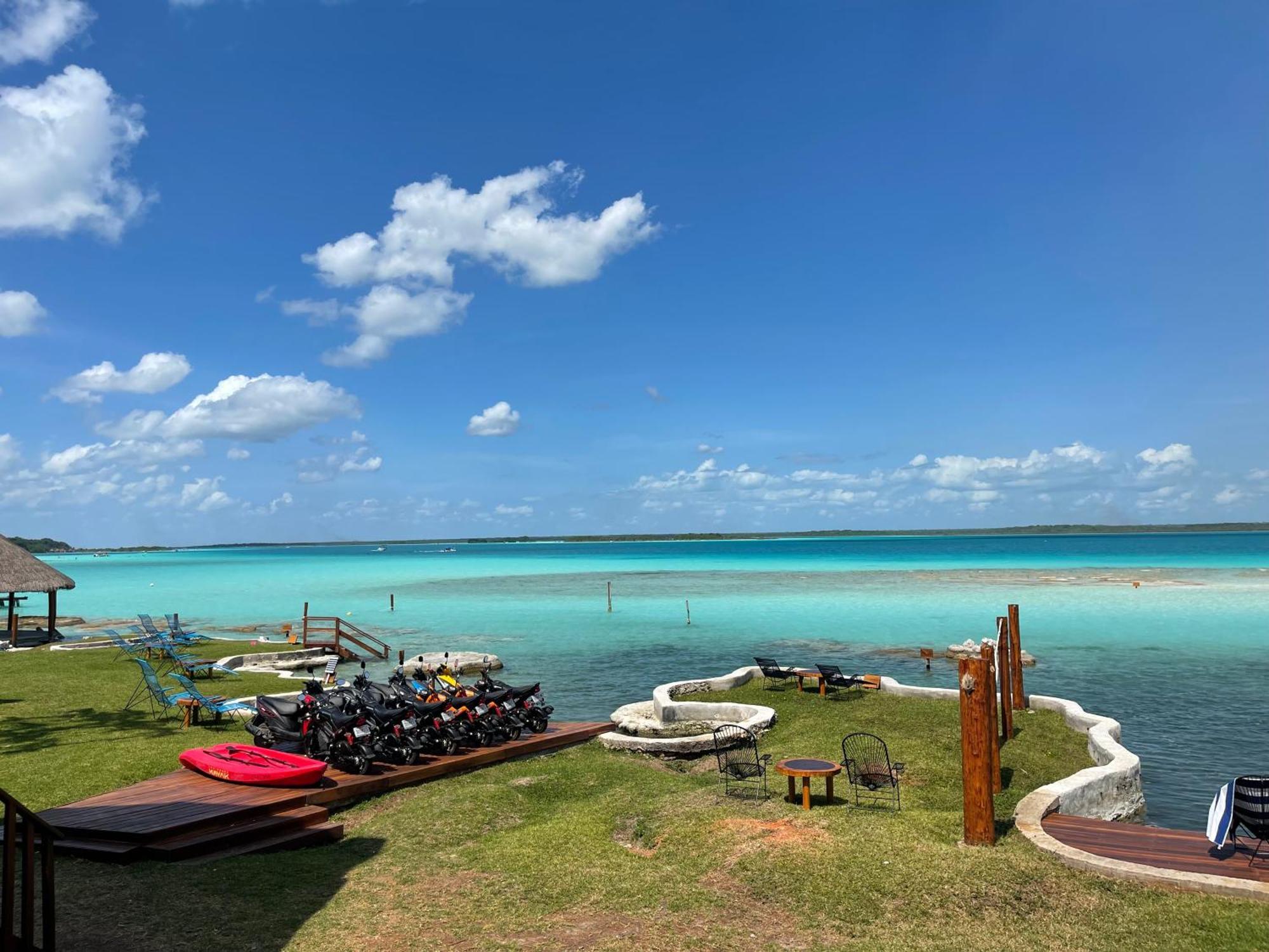 Blue Caribe Bacalar Front Lagoon Zewnętrze zdjęcie