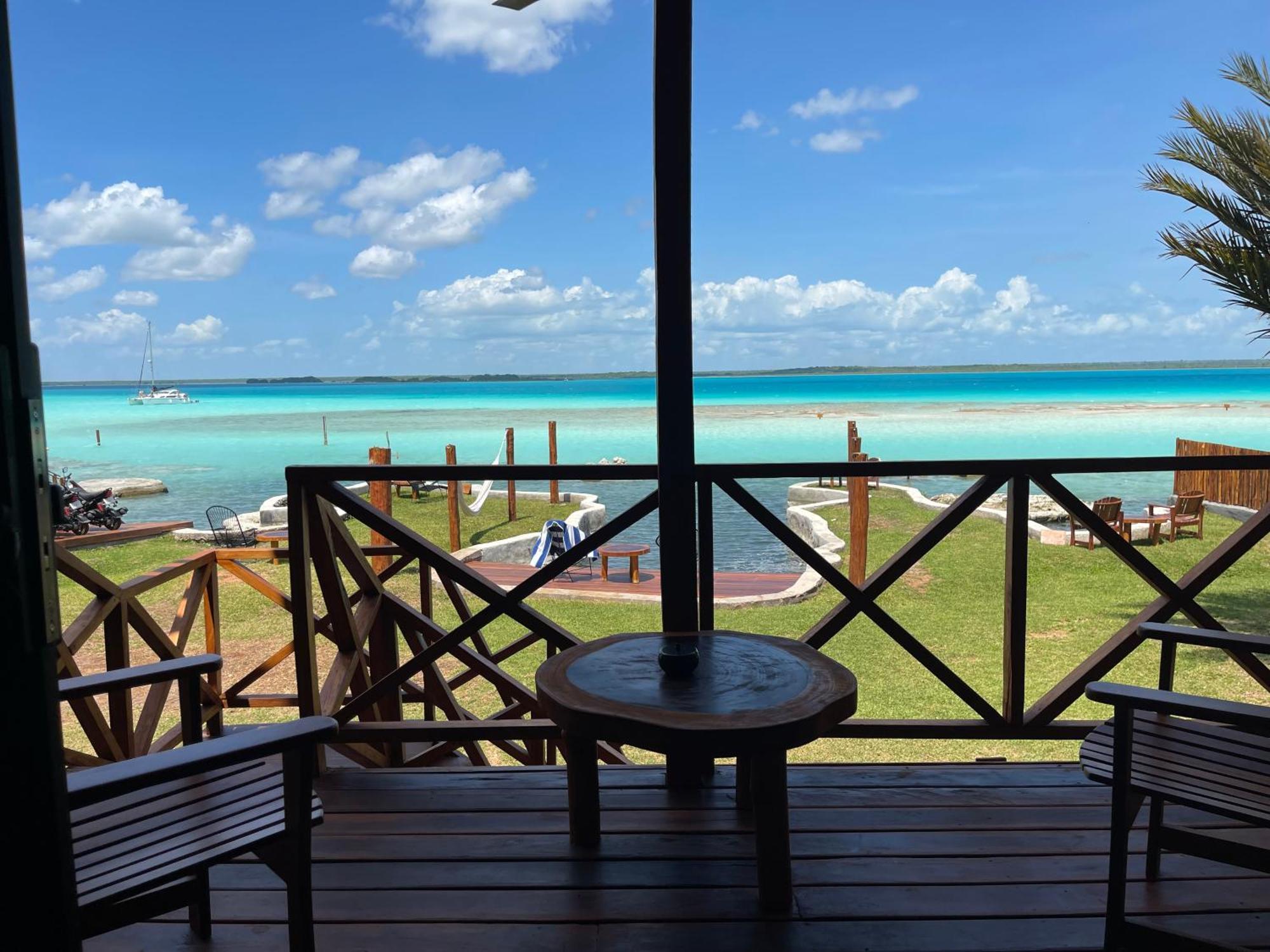 Blue Caribe Bacalar Front Lagoon Zewnętrze zdjęcie