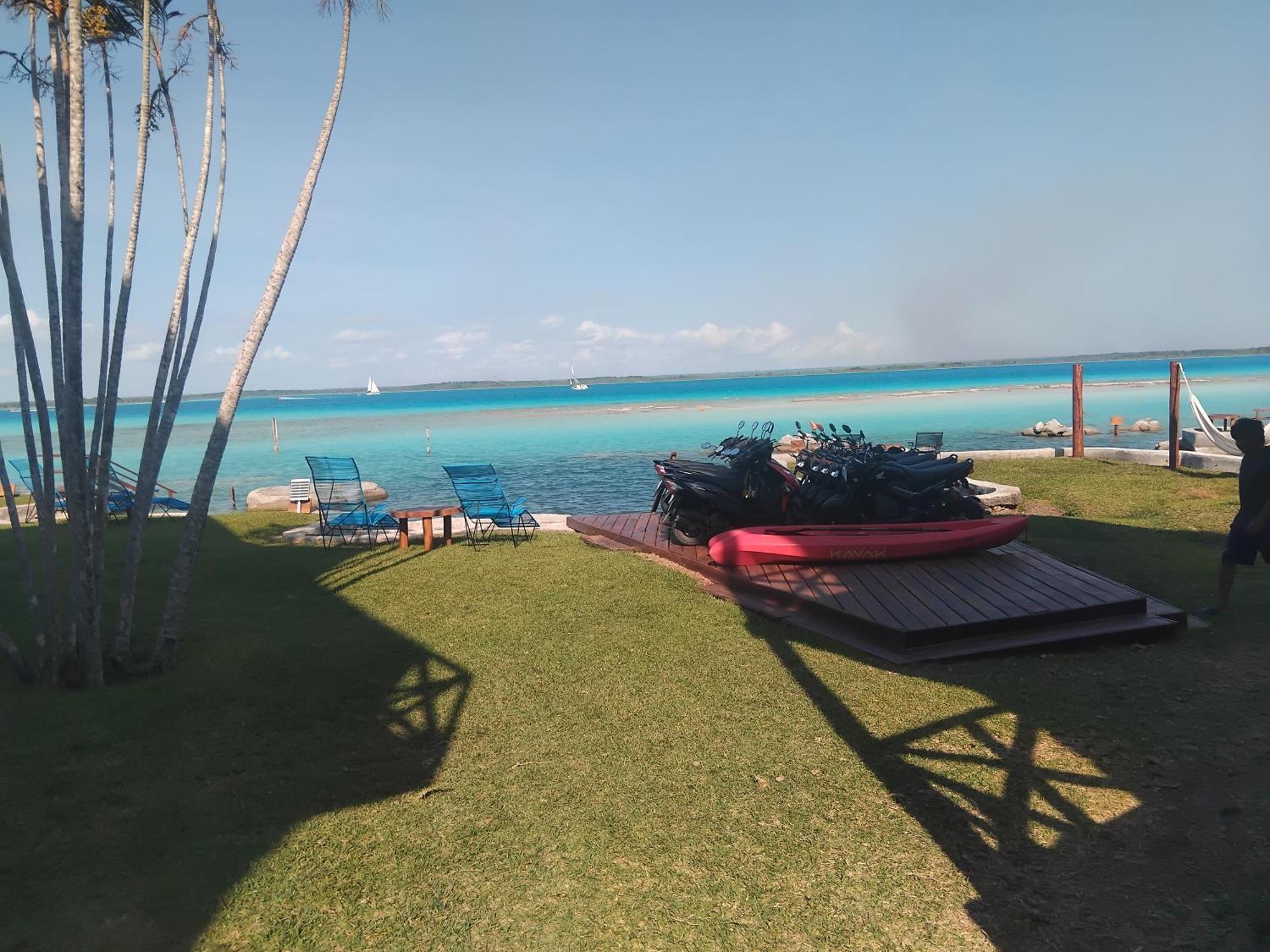 Blue Caribe Bacalar Front Lagoon Zewnętrze zdjęcie