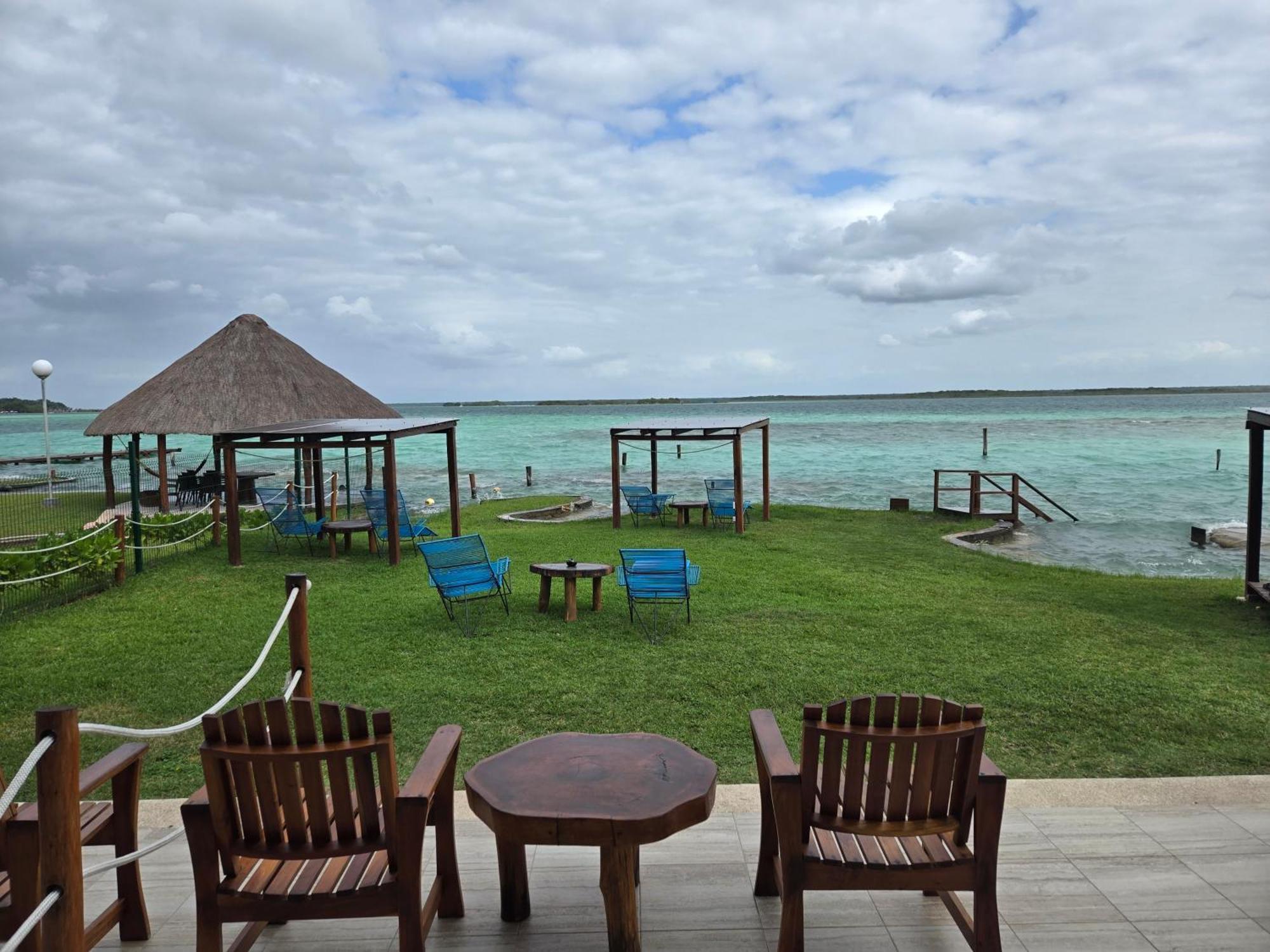 Blue Caribe Bacalar Front Lagoon Zewnętrze zdjęcie